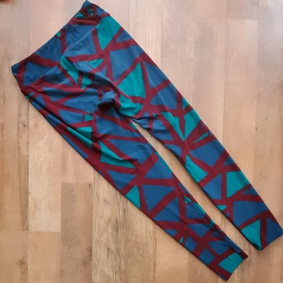 LuLaRoe Womans Leggings in‎ Stained Glass Pattern One Size - Picture 5 of 6